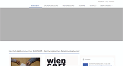 Desktop Screenshot of eurodet.at